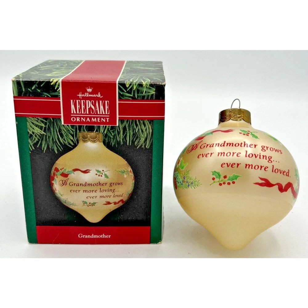 1991‎ Hallmark Grandmother Keepsake Ornament SKUU17